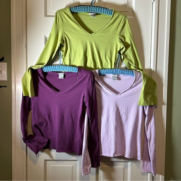 Old Navy Tops - Set of 3 Old Navy Perfect Fit Sheer Long Sleeve Tees
